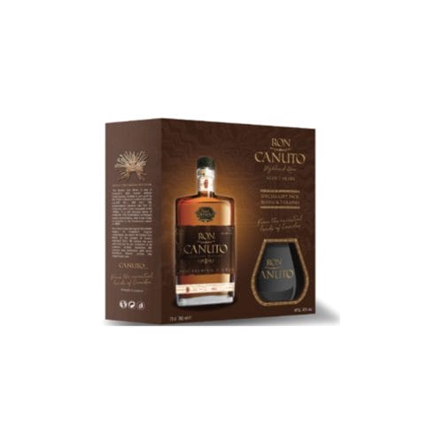 Ron Canuto Selecion Superior 7 Anos 70 cl Gift Pack 2 Bicchieri - immagine 2