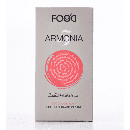 Armonia 5, Tavoletta Cioccolato Ruby di Chef Davide Oldani - Gardini 80g