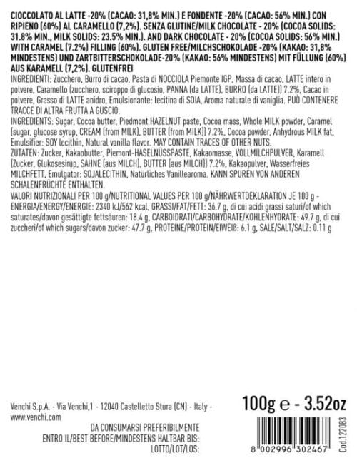 Venchi Sigaro di Cioccolato Nougatine 100g - immagine 3