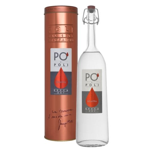 Grappa Pò Secca Di Merlot - Jacopo Poli 70cl (Astuccio)