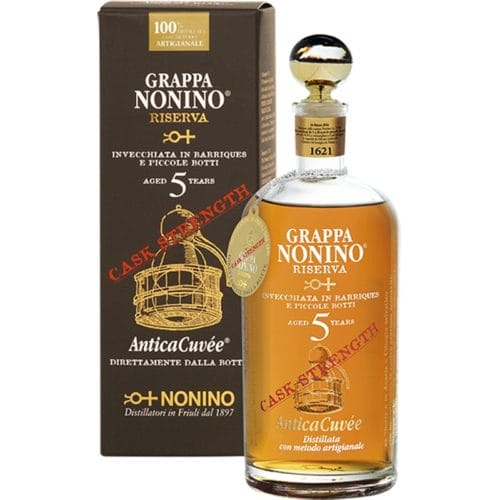 Nonino Grappa Riserva Antica Cuvèe 5Y Cask Strength 70cl (Astucciata)