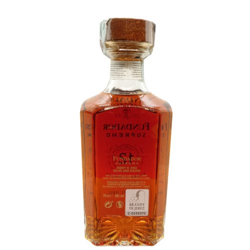 Brandy Supremo 12 Anni Solera Grand Reserve - Fundador 70cl - immagine 2