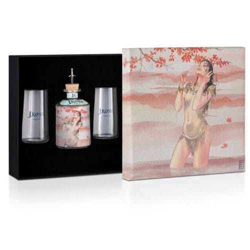 J. Rose London Dry Gin Artigianale Luxury Box Con Cover Quadro 07 (Gift Box)