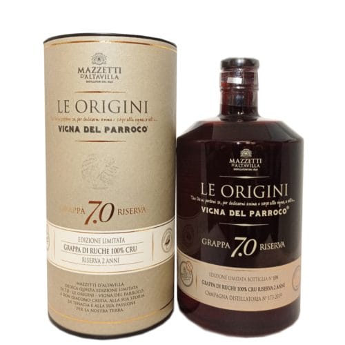 Mazzetti Grappa Riserva 7.0 Le Origini Vigna del parroco 70cl (Astucciata)