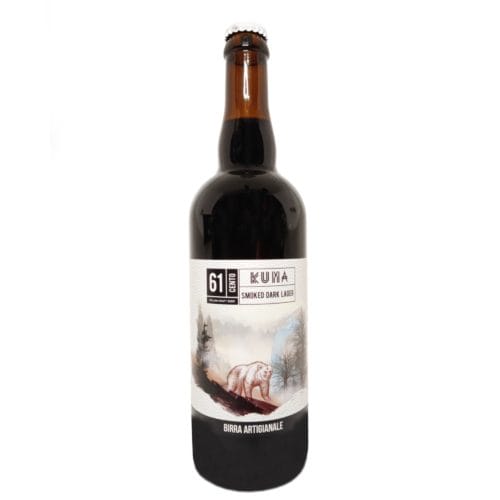 Birra Artigianale Kuma Smoked Dark Lager - 61 Cento 75cl
