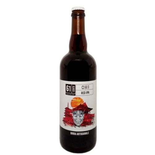 Birra Artigianale Oni Red Ipa - 61 Cento 75cl