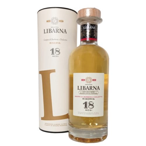 Grappa Barbera e Dolcetto Riserva 18 Mesi – Libarna 70cl (Astucciata)