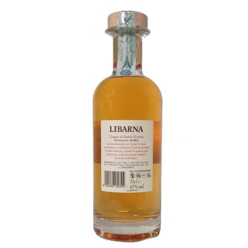 libarna grappa di barolo riserva retro-enoteca san lorenzo riccione