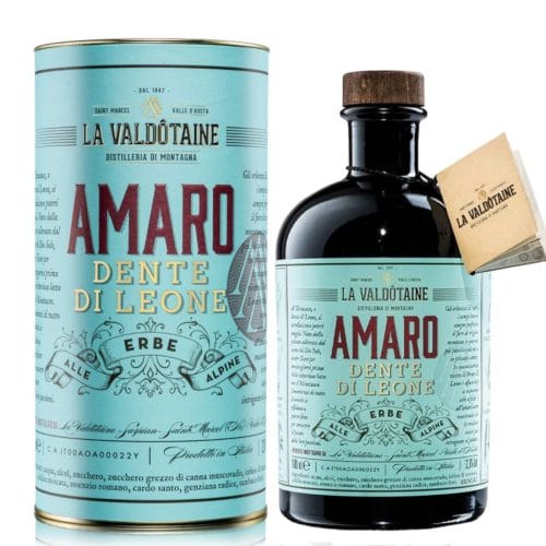 la valdotaine amaro dente di leone gift box-enoteca san lorenzo riccione