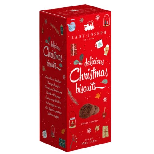 Biscotti natalizi al cioccolato Lady Joseph Christmas Edition 100g